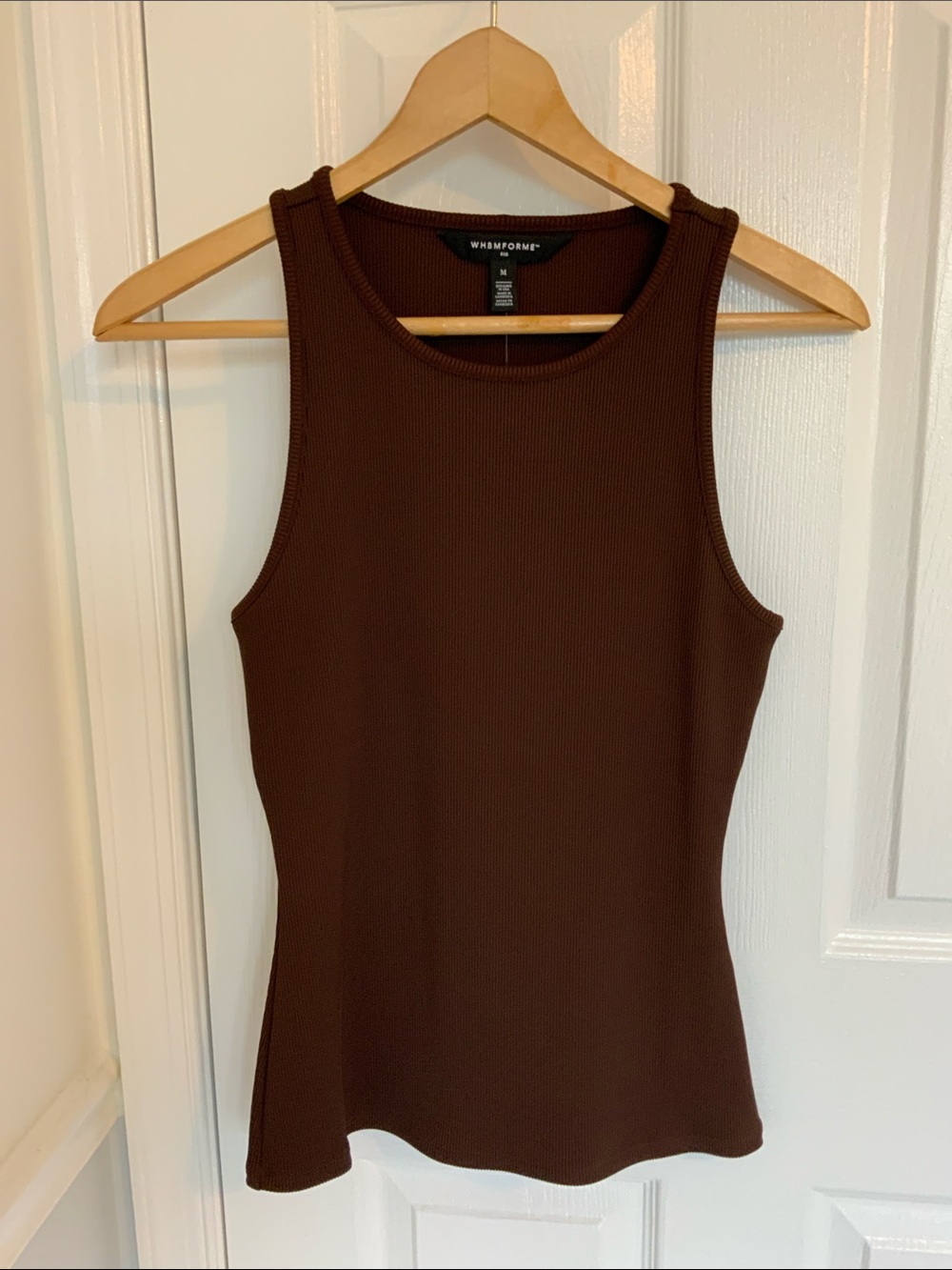 White House Black Market Ribbed Tank Top NWT